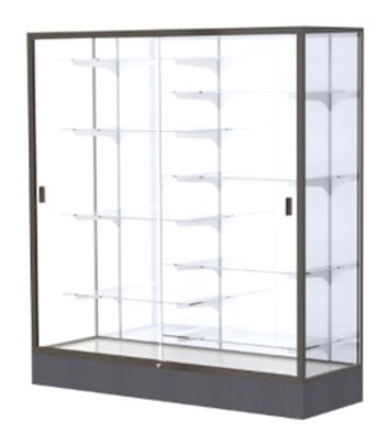 Trophy cases and award display cases for trophies, medals, and keepsakes