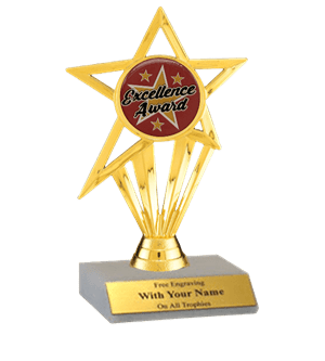 Custom engraved trophies for sports, schools, and corporate awards