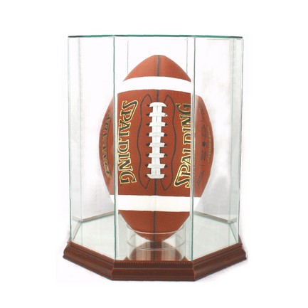 Upright Glass Football Display Case