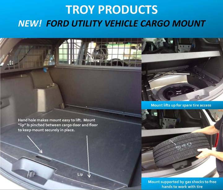 Ford Police Interceptor Utility Vehicle Cargo Mount