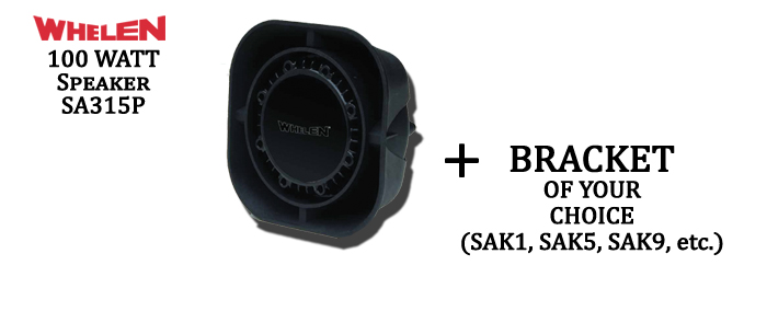 Whelen SA315P 100 watt speaker