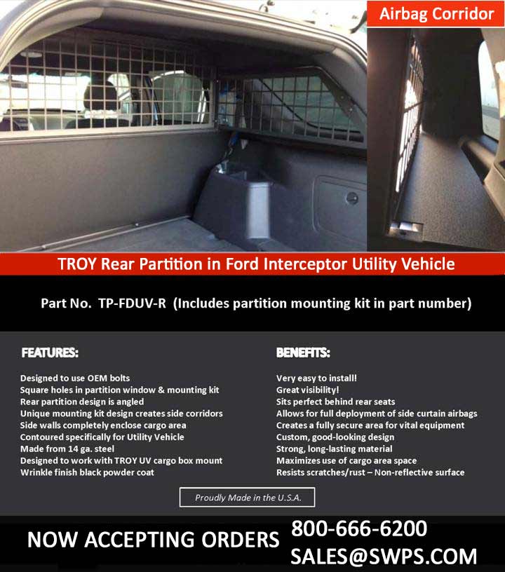 Police Interceptor Cargo Mount