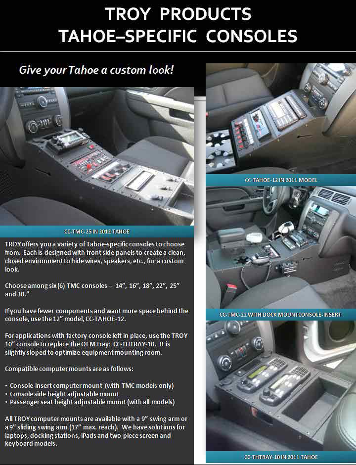 Troy Products Tahoe Product Line