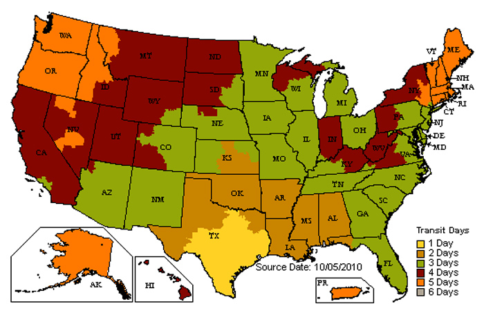 UPS Ground Shipping Time