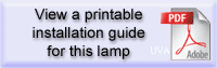 Installing SunMaster Dual Zone Tanning Lamps Guide