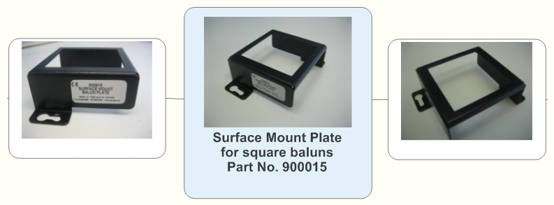 Surface Mount Plate for square baluns Part No. 900015