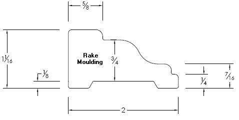 Rake Moulding Details