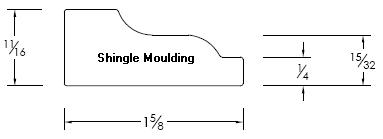 Shingle Moulding Details