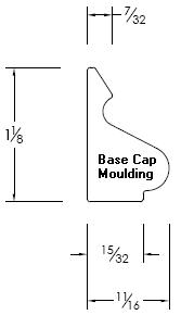 Base Cap Moulding Details