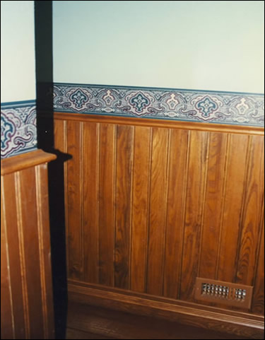 Beadboard Wainscot w/ Cap & Base