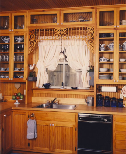 Beadboard Kitchen Cabinet Fronts & Walls