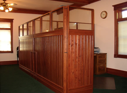 Beadboard Office Cubicles
