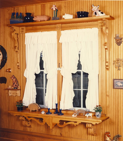 Beadboard on Kitchen Wall