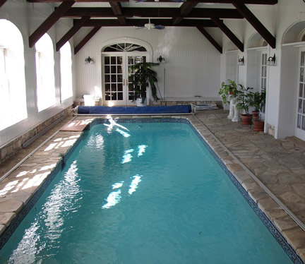 Beadboard in Pool Room