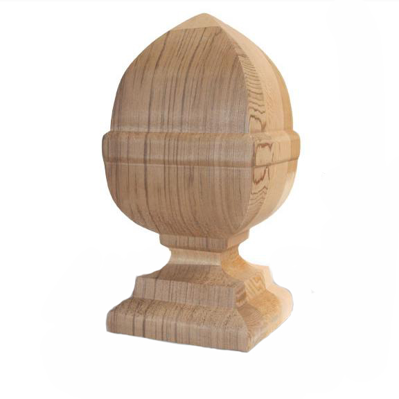 6'' French Acorn - Pressure Treated Finial