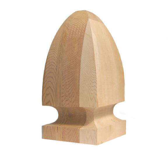 Larger view of French Gothic Redwod Finial