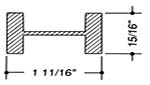 I-Beam Aluminum Insert