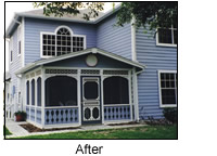 After Photo of Screened Porch