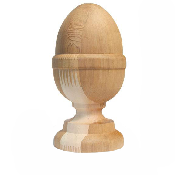 Larger view of Majestic Acorn Redwod Finial