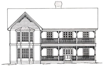 Two-Story Porch