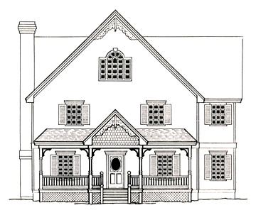 Porch with Entrance Extension