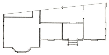 Floorplan of an Inset Porch