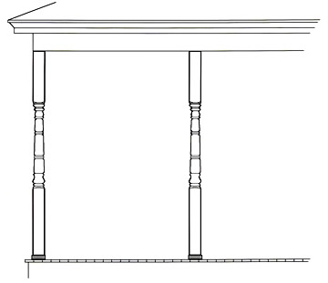 Standardized & Interchangeable Porch Drawing