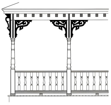 Porch Guide - Porch Example #20 - by Vintage Woodworks