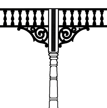 Brackets below Spandrels