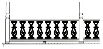 Balusters Separated