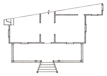 Floorplan of a Basic Retangular Porch
