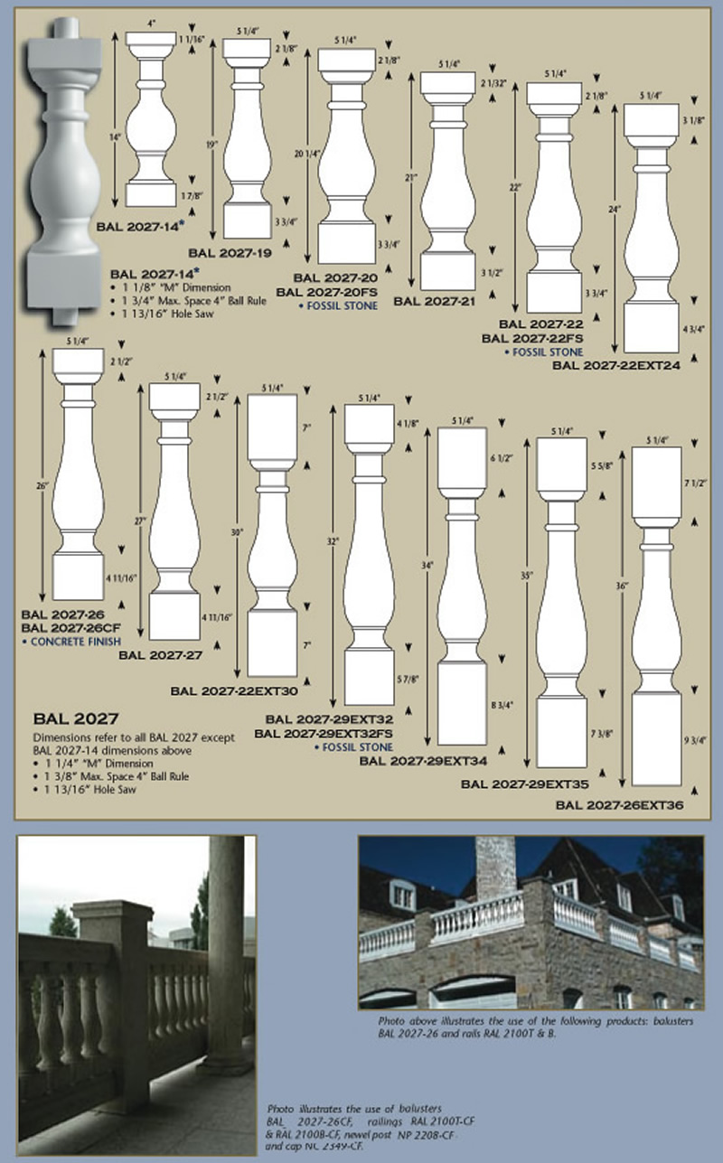 Polyurethane Balusters