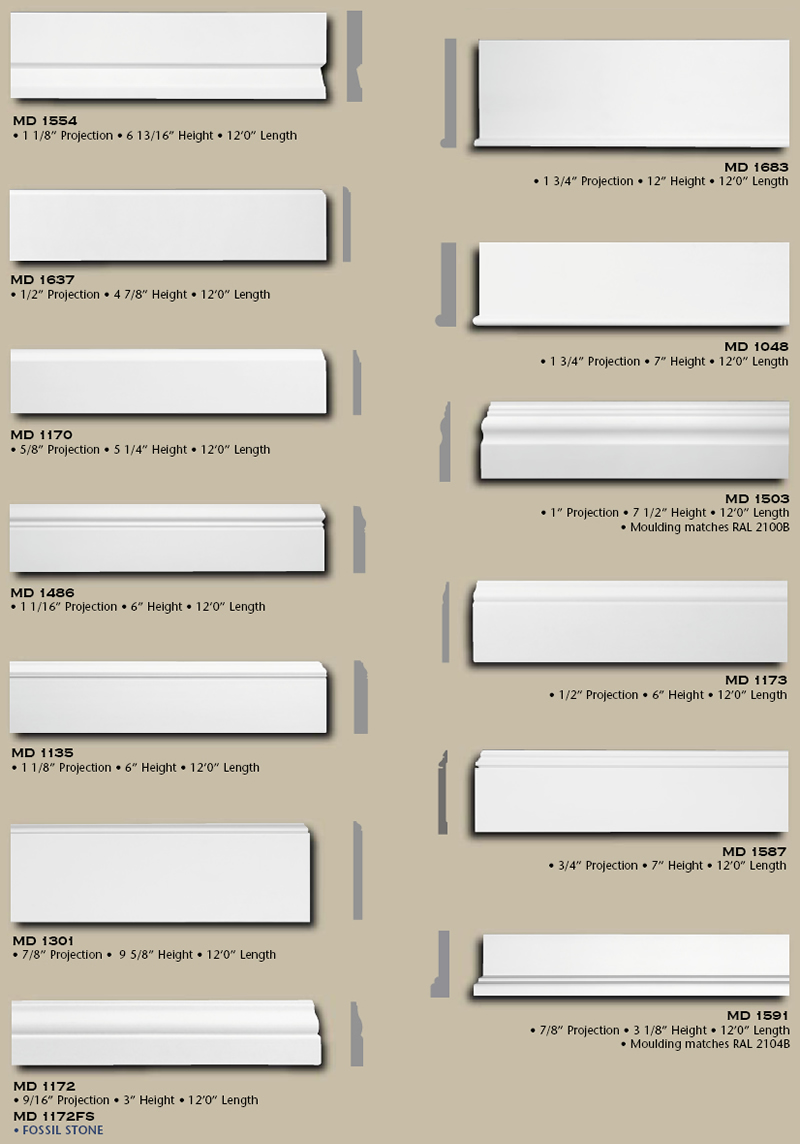 Polyurethane Baseboard