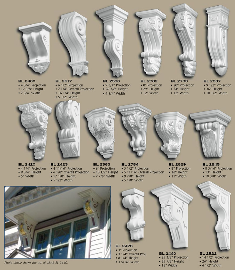 Polyurethane Corbels, pg 1