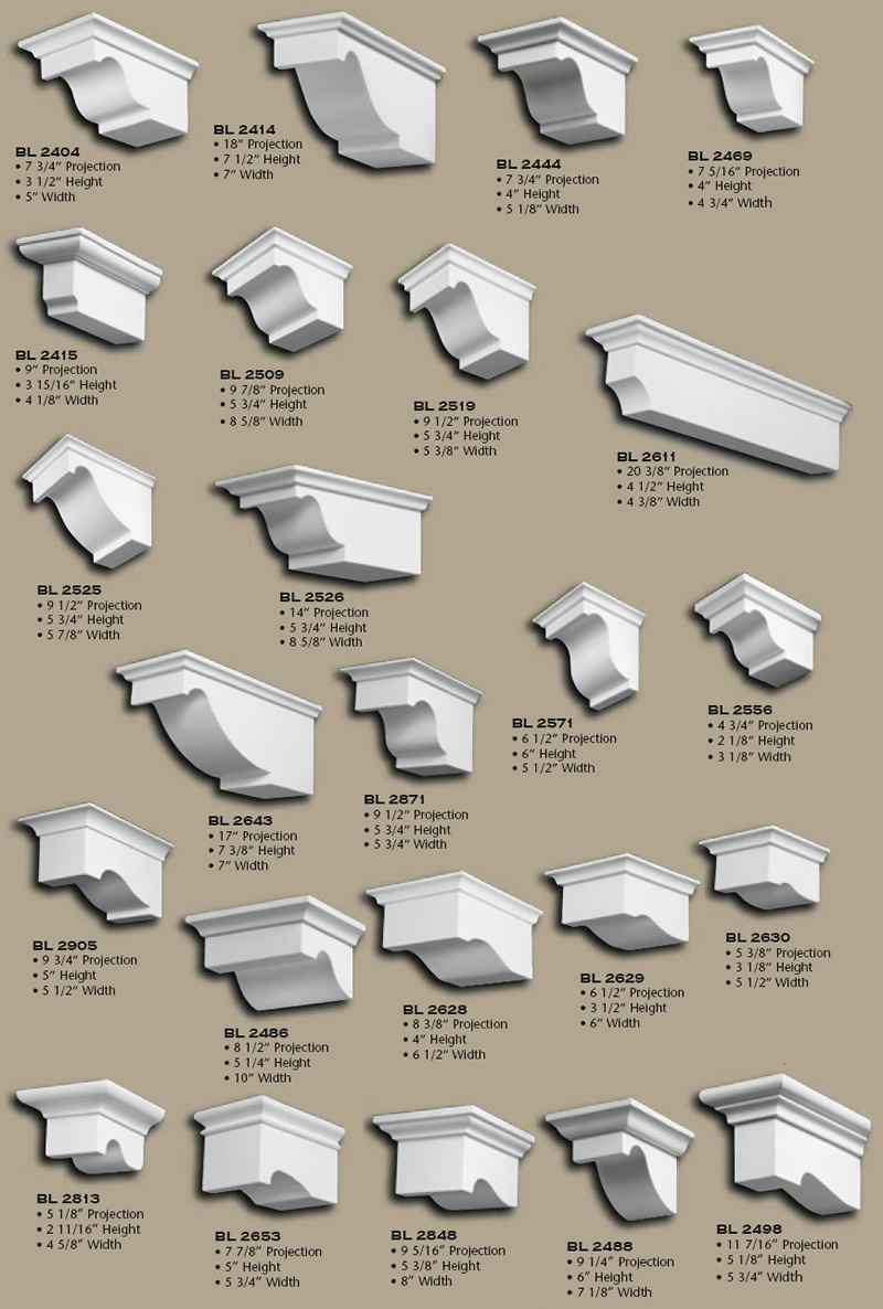 Polyurethane Corbels, pg 10