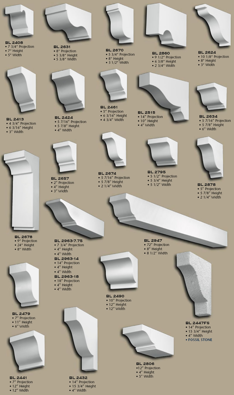 Polyurethane Corbels, pg 15