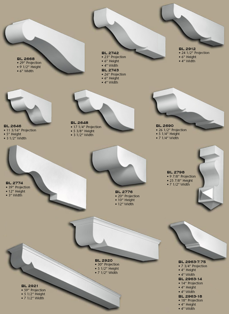Polyurethane Corbels, pg 18