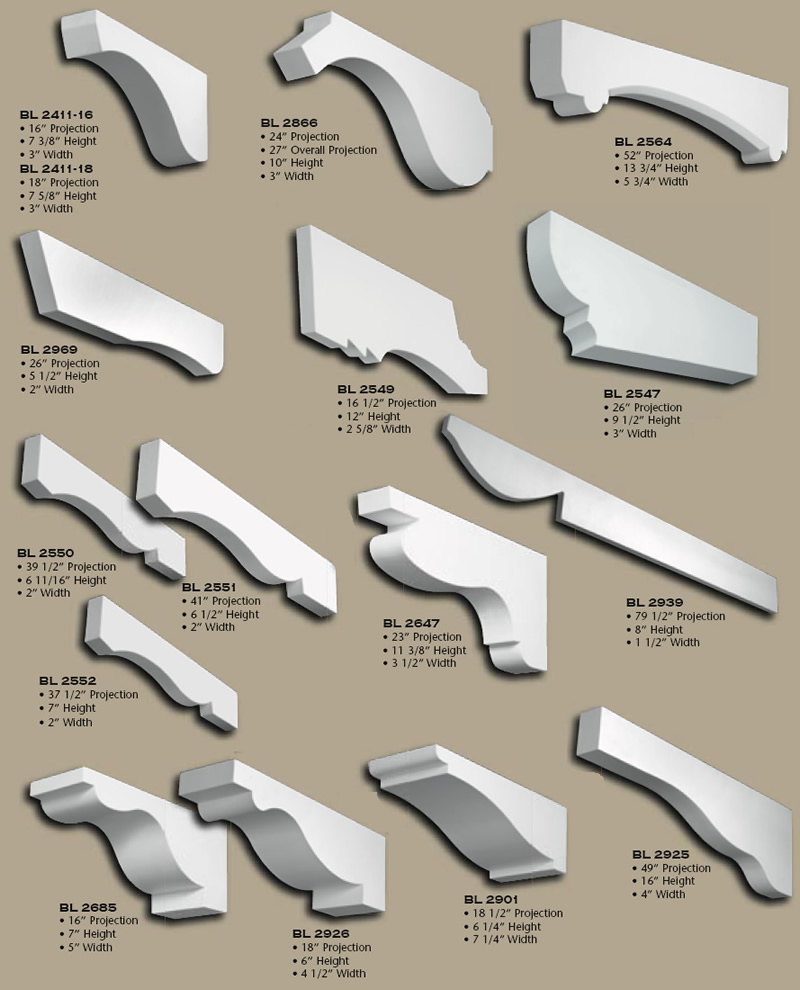 Polyurethane Corbels, pg 19