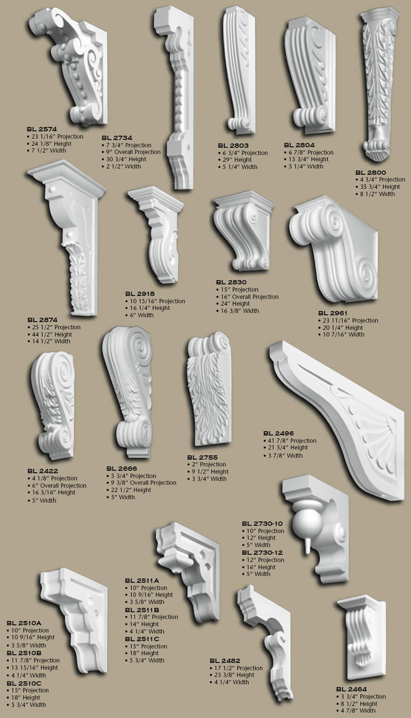 Polyurethane Corbels, pg 2