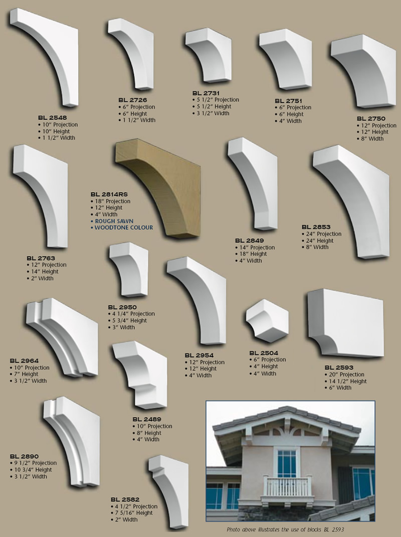 Polyurethane Corbels, pg 20