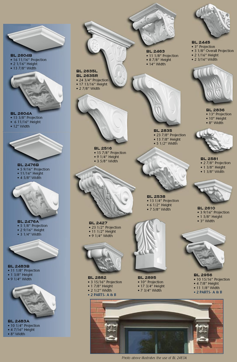 Polyurethane Corbels, pg 3
