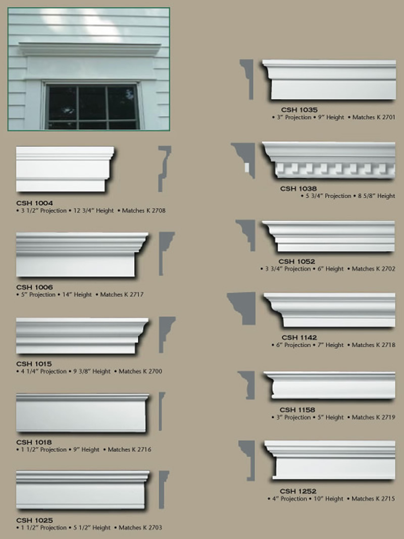 Door & Window Caps, pg 1