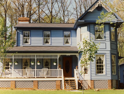 Example of 2-story with front gable (Porch Photo 140)