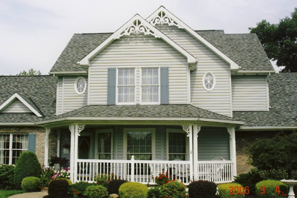 Example of 2-story, newer home (Porch Photo 153)