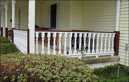 Porch Photo - Two Balustrade sections installed