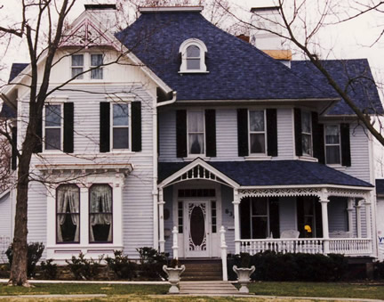 Example of 2-1/2 story with front gable (Porch Photo 44)
