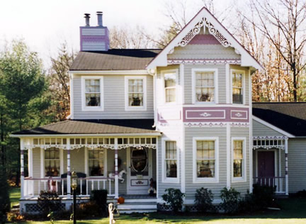 Example of 2-story with front gable (Porch Photo 46)