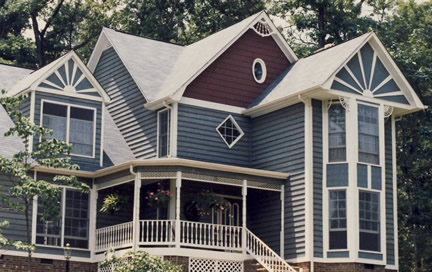 Example of 2-story with front gable (Porch Photo 53)