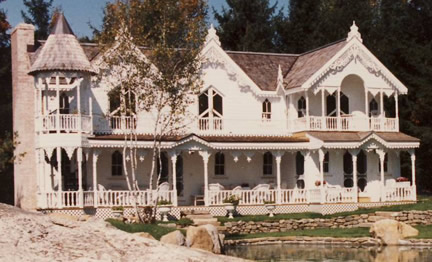 Example of 2-1/2 story with front gable (Porch Photo 61)