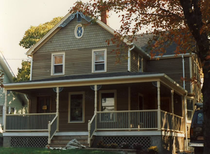Example of 2-story with front gable (Porch Photo 66)